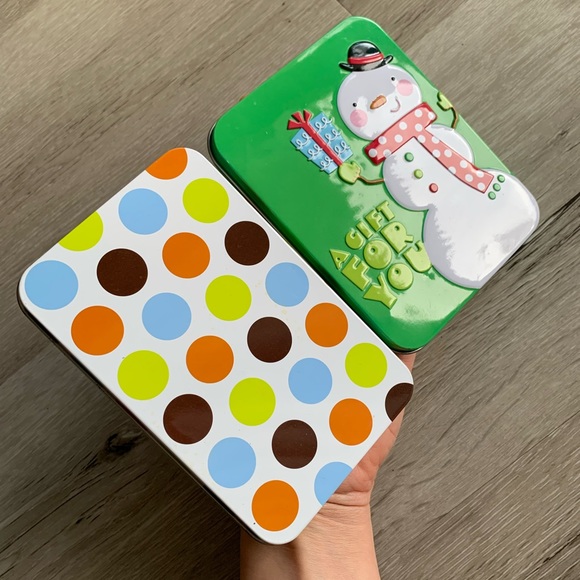 2x Tin Boxes/Cases/Containers, Length4.5โ x Width3.5โ x Height/thickness0.6โ - Picture 12 of 15